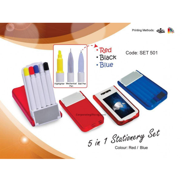 SET 501 5 in 1 Stationery Set